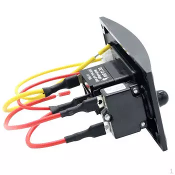 1 банда 12 В/24 RV морская лодка изогнутая панель тумблера водонепроницаемая