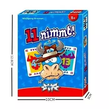 1 Box Who Is Bull Head King Leisure Gathering Board Game Parent Child Multiplayer Desktop Intelligence Playing Game Card Game жёлтый