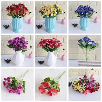 Букет искусственных цветов в ассортименте