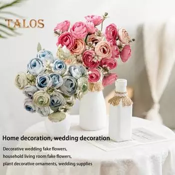 1 букет, имитация чайного бутона, неувядающий цветок «сделай сам», полный жизненной силы, модный домашний декор, имитация чайного бутона, цветок шампанского