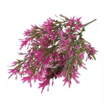 1 букет, искусственная маленькая пилообразная трава, искусственное растение, домашний отель, свадебный декор зелёный