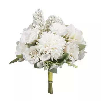 1 букет искусственных цветов DIY свадебная вечеринка домашний фестиваль украшение фиолетовый