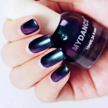 1 бутылка женской моды лак для ногтей Хамелеон Изменение цвета Shimmer Nail
