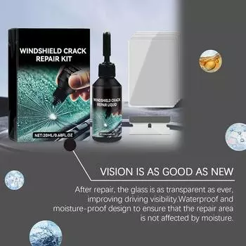 1* Car Windscreen Crack Repair Repair Windscreen Repair Kit 20ML DIY Tool Kit Parts Accessories 20ML CHINA