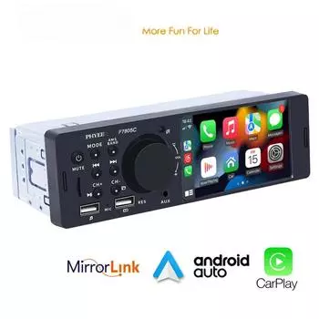 1 Din 4 CarPlay автомобильное радио, Bluetooth, Android-Auto, MP5-плеер, Handfree A2DP, USB TF Aux стерео, мультимедийное головное устройство F7805C