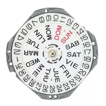 1 Dual Calendar Japanese Quartz Watch Movement Replacement 11 Ligne 3 Hand Accessories Spare Parts Watch Movement Replacement Spare Parts 1/2