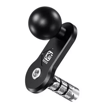 1 дюйм/25 мм шаровая головка адаптер алюминиевый сплав мотоцикл велосипед крепление черный вилочный стержень основание для GoPro Insta360 держатель мобильного телефона