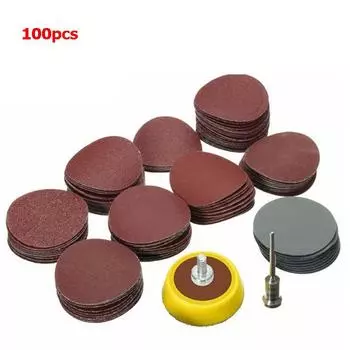 1 дюйм, 25 мм, задняя бархатная наждачная бумага, самоклеющаяся 100pcs