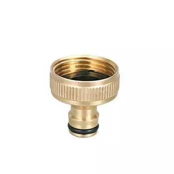 1 дюйм BSPF Соединитель для крана Аксессуары Латунь+Резина Садовый адаптер