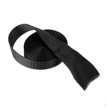 1 дюйм метра / 3 ремня для каяка, ремень с металлической пряжкой, черный, 5 м x 25 мм