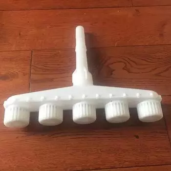 1-дюймовая/1,5-дюймовая спринклерная головка для распыления полива овощей, пластиковый удобный садовый спринклер для двора 3Heads 1.5inch