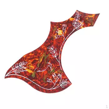 1-дюймовая накладка для акустической гитары, защита от царапин чёрный