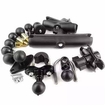 1 дюймовый шаровой автомобильный подголовник с шаровой головкой держатель GPS крепление для мотоцикла 10 мм основание для GoPro Yi Insta360 камера телефон аксессуары