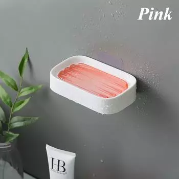 1 Двойной слив Мыльница для ванной комнаты Душевая мыльница Двухслойная Стойка для хранения со сливом Оригинальная Саморазработанная Коробка для хранения