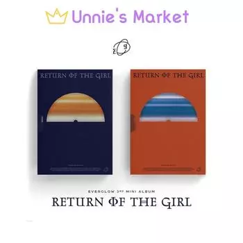 (1-е издание) Everglow [Возвращение девушки] Сингл-альбом + бесплатный подарок Biker ver(Orange)