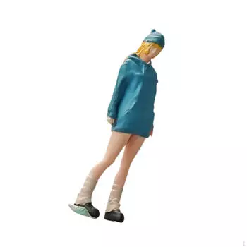 1:Фигурка девушки в масштабе 64, коллекции миниатюрных сцен, макет микропейзажа S, проекты «сделай сам»