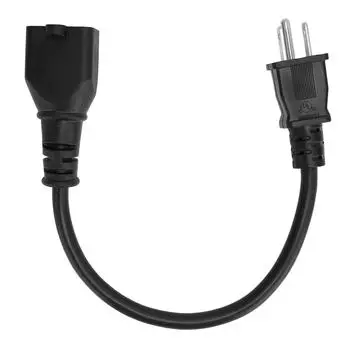 1 Фут Нема 5?15P до 5?20R силовой кабель 16AWG Heavy Duty 15A бытовая вилка к 20A T-образный адаптер