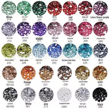 1 г плоскодонное смоляное сверло для самодельных украшений для ногтей 1g bag фиолетовый