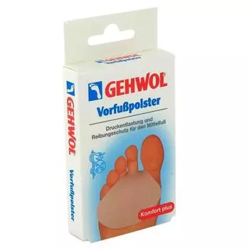 1 Gebol polymer gel forefoot cushion