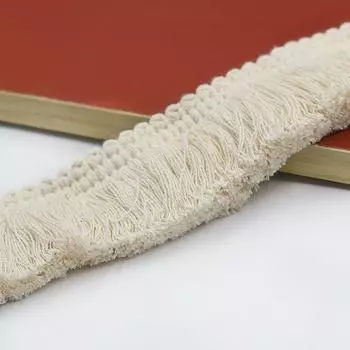 1 год, хлопковая кружевная лента с кисточками и бахромой, ткань для одежды, рукоделие, швейное ремесло, ширина 3,8 см