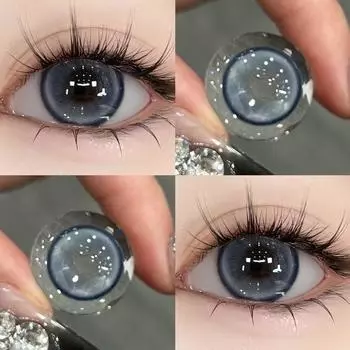 1 год использования 2 шт. контактные линзы косметические цветные контактные линзы для близорукости натуральные мягкие контактные линзы 0