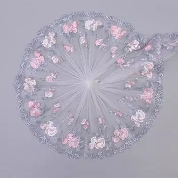 1 год шириной 20 см, серые цветы, кружевная ткань, аксессуары для ручной работы, одежда «сделай сам», свадебное платье