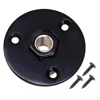 1 Guiar 1/4 6.35mm Output Plug for Bass Replacement чёрный