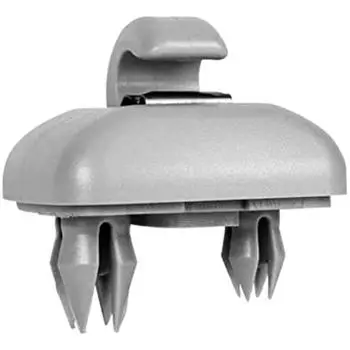 1 х автомобильный крючок для солнцезащитного козырька, автомобильный зажим для солнцезащитного козырька, крючок для солнцезащитного козырька, совместимый с A1 A3 A4 A5 Q3 Q5 (8E0 857 562) A7 B6 B7 B8 S4 S5 Серый 13x10x5cm