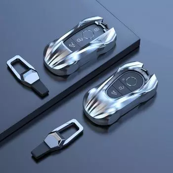 1 х чехол для автомобильного ключа из цинкового сплава для Mercedes Benz ACESG Class GLC CLE CLA GLB GLS W177 W205 W213 W222 X167 AMG чехол для ключа