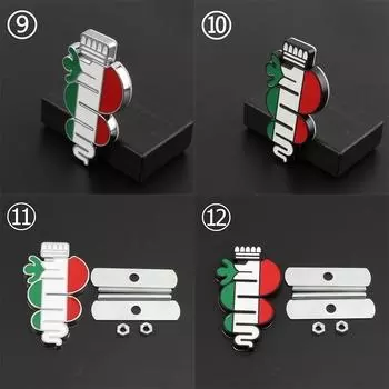 1 х наклейка с эмблемой автомобиля, наклейка для 147 155 156 159 166 Giulia Giulietta Mito Spider Stelvio GT и т. д. 1