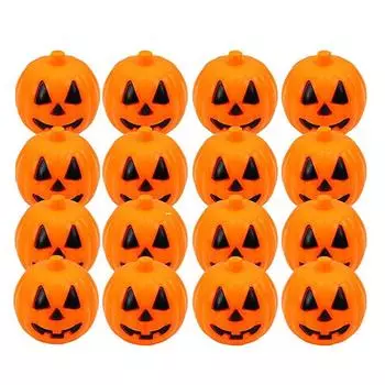 1 Halloween Pumpkin Shell, Open Pumpkin Shell Party Prank Carnival Gift Candy Pumpkin Jar 10pcs