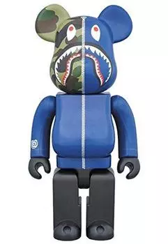 1-й КАМУФЛЯЖ SHARK NAVY BE@RBRICK 400%