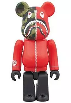 1-й КАМУФЛЯЖ SHARK RED BE@RBRICK 100%