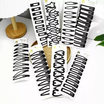 1 карта/пакет, модная резиновая краска, геометрическая шпилька для волос, коготь для женщин, девушек, макияж, заколки для волос, аксессуары для волос, краб, зажим для ванны, головные уборы