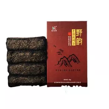 1 кг Черный чай Хунань Тяньти Аньхуа Золотой цветок Тянь Фу Кирпичный чай Черный чай Аньхуа