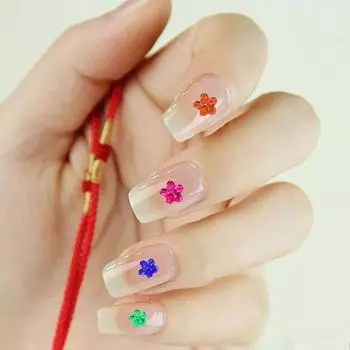 1 колесо наклейки для ногтей изысканные многоцветные акриловые наклейки для ногтей художественные украшения для дома