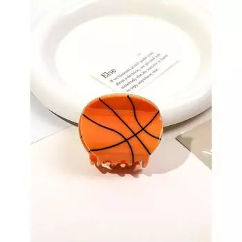 1 Коллекция акриловых зажимов для волос серии Баскетбол футбол Регби Сладкий Крутой зажим-акула личность простой зажим для волос на затылок Size fits all