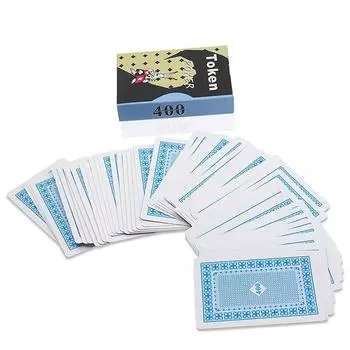 1 колода карт и 50 круглых игровых реквизитов, тонкий, как бумага, настольная игра в покер, реквизит для волшебного покера, набор для настольных игр для отдыха и развлечений 2pcs