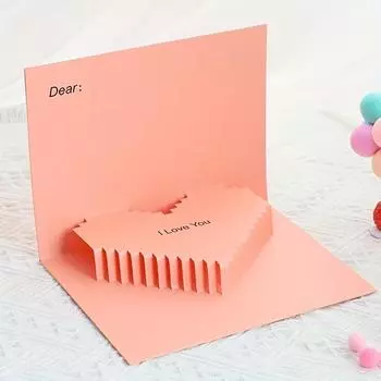 1 компл./4 шт. креативная 3D поздравительная открытка на День Святого Валентина, бизнес-подарок, подарочная карта для внешней торговли, поздравительная открытка в подарочной упаковке, открытка для украшения вечеринки