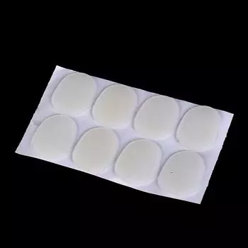 1 компл./8 шт. мундштук для альт/тенор-саксофона, патчи для мундштука, 0,8 мм, прозрачный цвет белый