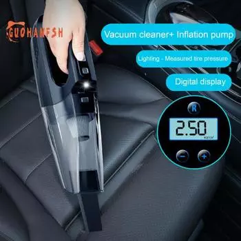 1 компл. автомобильный пылесос ручной мощный цифровой дисплей перезаряжаемый портативный беспроводной автомобильный пылесос бытовая техника Pointer