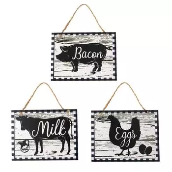 1 компл., деревенский дом, деревянный знак с изображением животных, подвесная доска, очаровательные принадлежности для рукоделия, принадлежности для украшения дома и улицы, сада и двора