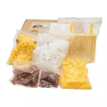 1 компл., инкубационная система для выращивания пчеловодства Jenter Queen, коробка, держатель для клетки, пластиковая чашка для ячеек, инструмент для пчел