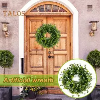 1 компл., искусственная гирлянда, реалистичная декоративная, экологически чистая, полезная, подвесной венок для сельского дома, дверь, настенное художественное украшение, домашний декор