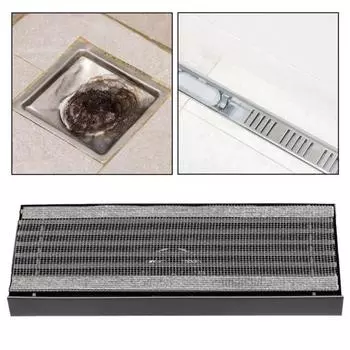 1 компл., наклейка для слива пола, предотвращающая засорение, быстрый дренаж воды, одноразовая наклейка для слива волос, для ванной комнаты, кухни B