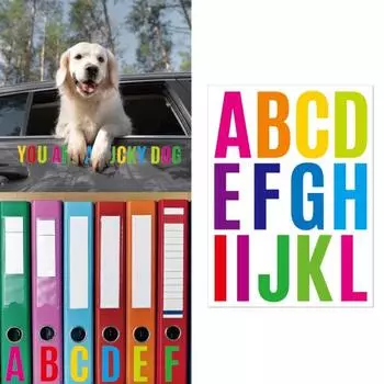 1 компл. наклейка на автомобиль с буквенной тематикой, водостойкая виниловая самоклеящаяся съемная многофункциональная наклейка для почтового ящика, комплект наклеек для украшения кузова, автомобильные принадлежности