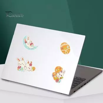 1 компл. наклейка с алмазной живописью DIY Алмазная картина с изображением кролика наклейка ремесленный набор для художественного украшения Sets