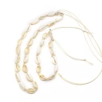 1 компл., ожерелье, браслет, ювелирные изделия из натуральной раковины для женщин и мужчин