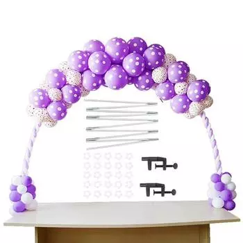 1 компл. подставка для демонстрации воздушных шаров, опорная рамка, арочная рамка из воздушных шаров с металлическими зажимами, настольные воздушные шары, гирлянды, украшения, день рождения, детский душ, фестиваль чёрный