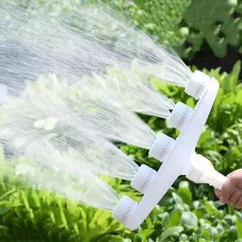1 компл. садовый спринклер с несколькими головками, распылительная насадка для растений и цветов, регулируемый опрыскиватель для мытья автомобиля для дома H